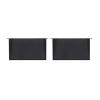 1U 12 Inch Component Shelf - 2 pack border=
