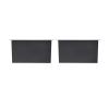 1U 12 Inch Component Shelf - 2 pack border=