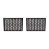 1U 12 Inch Vented Component Shelf - 2 Pack border=