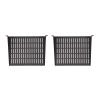 2U 14 Inch Vented Eco Shelf - 2 Pack border=