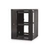 18U Kendall Howard  Swing Out Wall Mount server Cabinet border=
