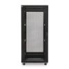 27U Standard 19 Inch Vented Rear Door Glass Front Door server cabinet border=