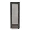 37U Standard 19 Inch Vented Rear Door Glass Front Door server cabinet border=