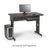 Advanced Classroom Training Table 24 x 48 African Mahogany border=
