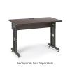 Advanced Classroom Training Table 24 x 48 African Mahogany border=