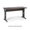 Advanced Classroom Training Table 24 x 60 African Mahogany border=