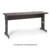 Advanced Classroom Training Table 24 x 72 African Mahogany border=