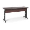 Advanced Classroom Training Table 24 x 72 African Mahogany border=