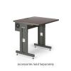 Advanced Classroom Training Table 30 x 36 African Mahogany border=