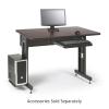 Advanced Classroom Training Table 30 x 48 African Mahogany border=