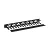 1U Finger Duct Cable Manager border=