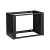 8U Pivot Frame Wall Mount Rack border=