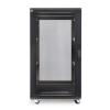 22U LINIER Server Cabinet - Glass/Vented Doors - 24