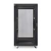 22U LINIER Server Cabinet - Glass/Solid Doors - 36