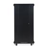 27U LINIER Server Cabinet - Glass/Solid Doors - 24