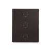 15U LINIER Swing-Out Wall Mount Cabinet - Solid Door border=