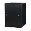 18U LINIER Swing-Out Wall Mount Cabinet - Solid Door border=