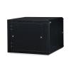 9U LINIER Swing-Out Wall Mount Cabinet - Vented Door border=