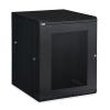 15U LINIER Swing-Out Wall Mount Cabinet - Vented Door border=