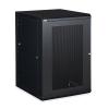 18U LINIER Swing-Out Wall Mount Cabinet - Vented Door border=