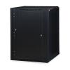 18U LINIER Swing-Out Wall Mount Cabinet - Vented Door border=