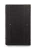 22U LINIER Swing-Out Wall Mount Cabinet - Vented Door border=