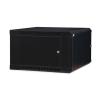 6U LINIER Fixed Wall Mount Cabinet - Solid Door border=