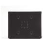 9U LINIER Fixed Wall Mount Cabinet - Solid Door border=
