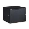 9U LINIER Fixed Wall Mount Cabinet - Solid Door border=