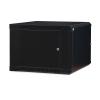 9U LINIER Fixed Wall Mount Cabinet - Solid Door border=