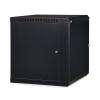 12U LINIER Fixed Wall Mount Cabinet - Solid Door border=