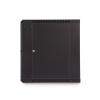 12U LINIER Fixed Wall Mount Cabinet - Solid Door border=