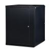 15U LINIER Fixed Wall Mount Cabinet - Solid Door border=