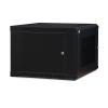 9U LINIER Fixed Wall Mount Cabinet - Vented Door border=
