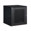 12U LINIER Fixed Wall Mount Cabinet - Vented Door border=