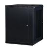 15U LINIER Fixed Wall Mount Cabinet - Vented Door border=