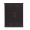 15U LINIER Fixed Wall Mount Cabinet - Vented Door border=