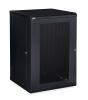 18U LINIER Fixed Wall Mount Cabinet - Vented Door border=