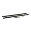 22U LINIER Server Cabinet Vertical Rail Kit - Cage Nut border=