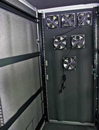 XRackPro2 25U Noise Reduction server cabinet Enclosure - Black