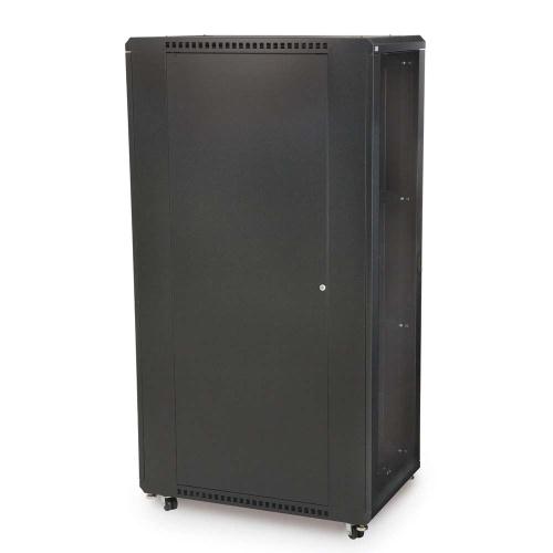 37U Standard 19 Inch Vented Rear Door Glass Front Door server cabinet