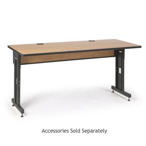Advanced Classroom Training Table 30 x 72 Caramel Apple