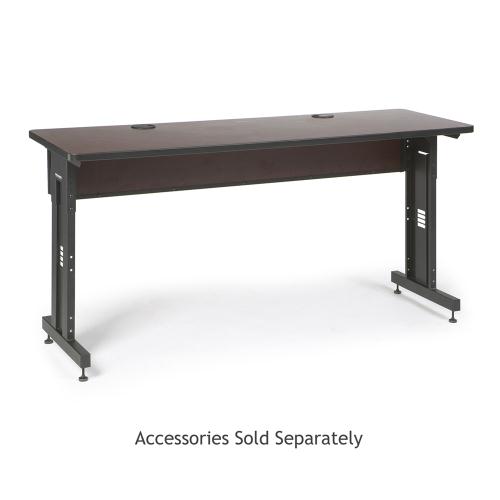 Advanced Classroom Training Table 24 x 72 African Mahogany