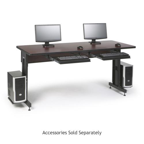 72" W x 30" D Training Table - African Mahogany
