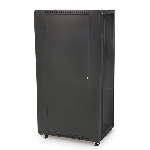 37U LINIER® Server Cabinet - Glass/Solid Doors - 36" Depth