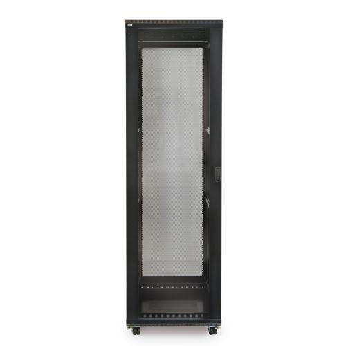 42U LINIER Server Cabinet - Glass/Solid Doors - 24" Depth