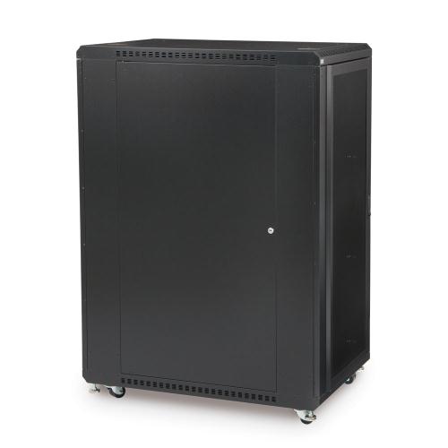 27U LINIER Server Cabinet - Convex/Glass Doors - 36" Depth