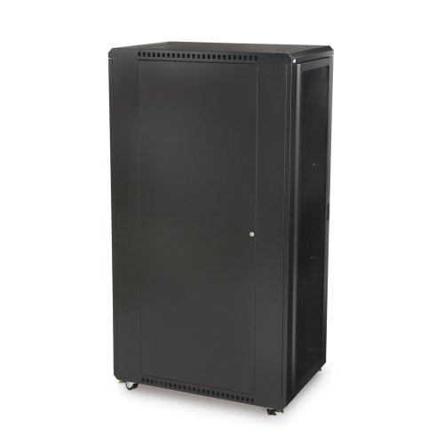 37U LINIER Server Cabinet - Convex/Glass Doors - 36" Depth