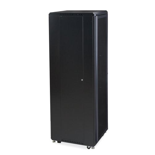 42U LINIER Server Cabinet - Convex/Glass Doors - 24" Depth
