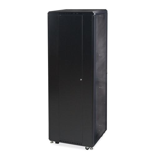 42U LINIER Server Cabinet - Glass/Glass Doors - 24" Depth